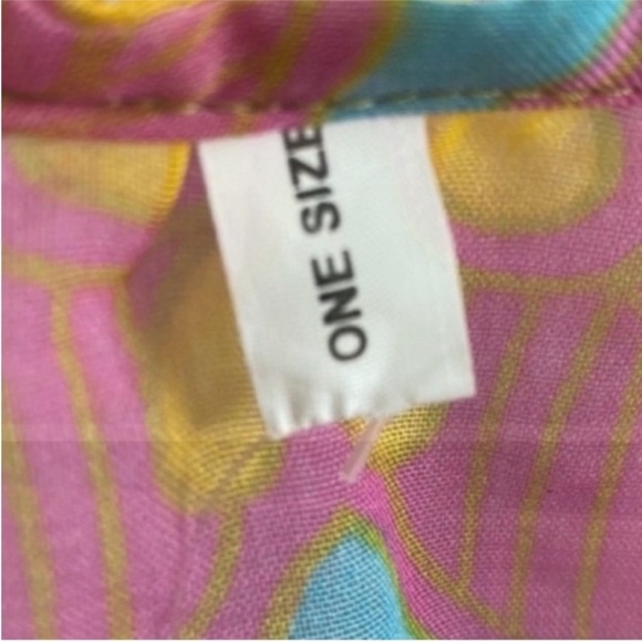 NWT Women's Multi Colored Bijoux Terner Rhinestone Swim Coverup One Size - Picture 5 of 5